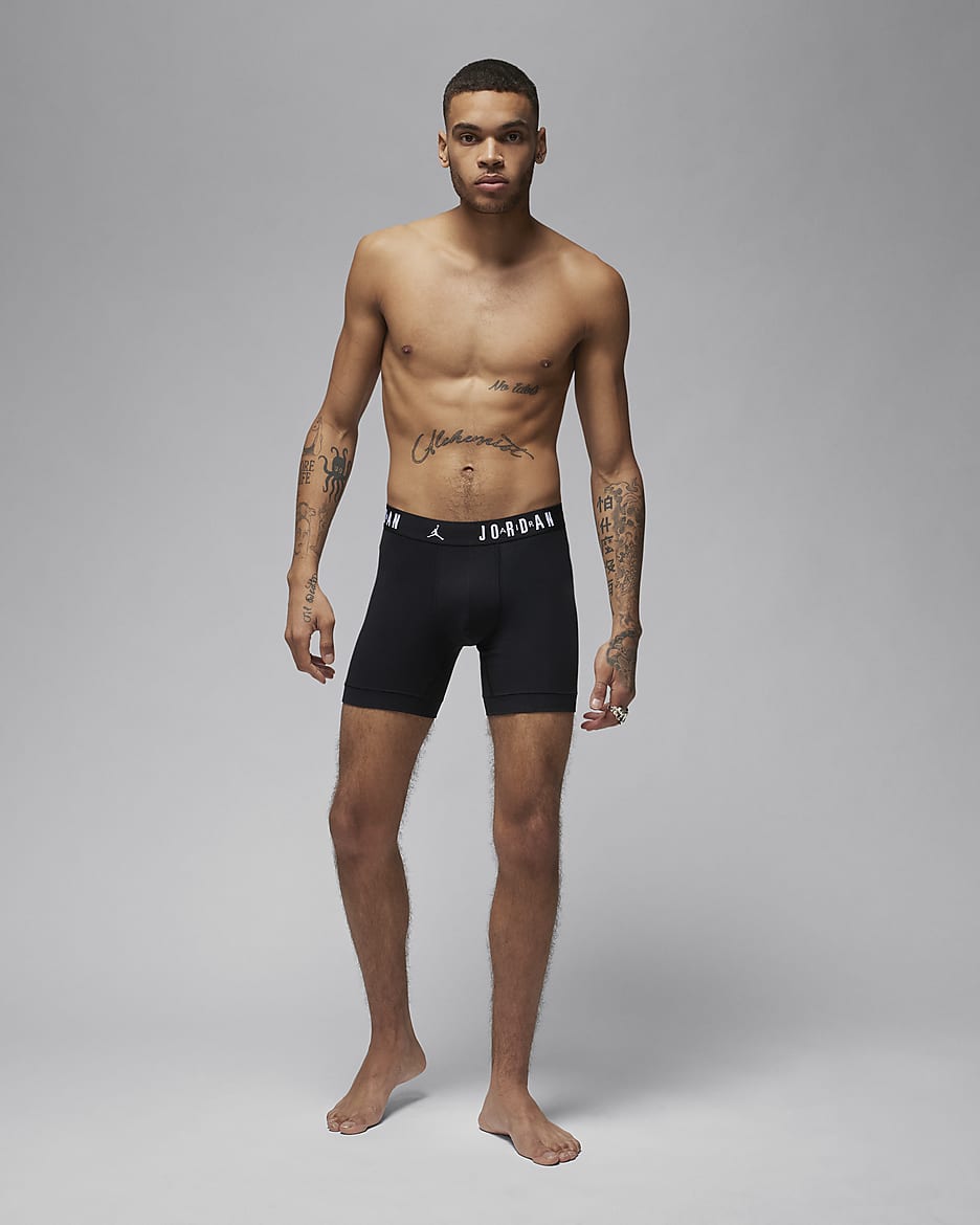 Jordan Flight Men s Cotton Boxer Briefs 3 Pack Nike